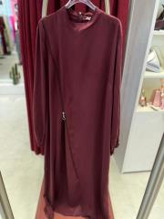 kupra elbise bordo