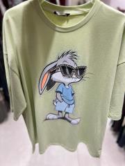 figürlu tshirt yeşil 2