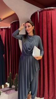 sandy büzgül takım füme