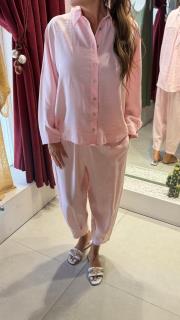 şalvarlı modal takım pembe 3