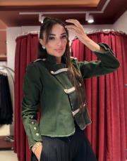 gabardin ceket haki 2
