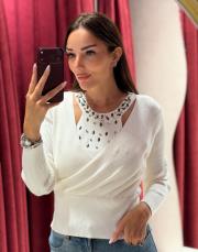 crystal triko beyaz