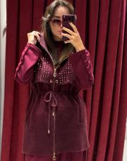 pullu yelek bordo 2