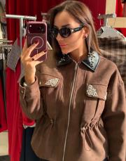 nubuk ceket kahve