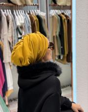 dolgulu bone sarı 3