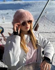 mool şapka toz pembe 3