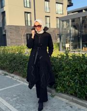 şardonlu derili kap siyah 2