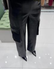 deri pantalon siyah 3