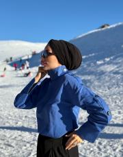 kol düğme detay gömlek mavi 3