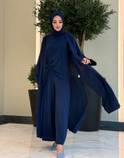 fiorella abaya lacivert 2