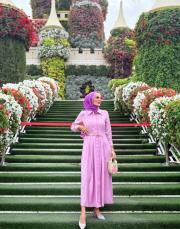 miracle elbise pembe