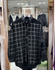 taşlı oduncu gömlek siyah