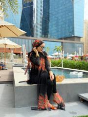 lacasa pareo siyah/turuncu 4