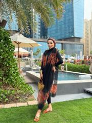 lacasa pareo siyah/turuncu 6