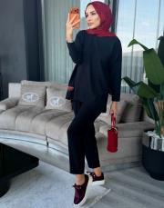 owersize takım siyah 2