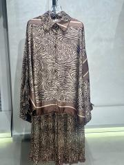 zebra desen takım kahve 3