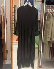 kol detay elbise pembe 4