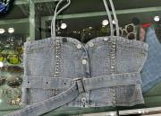 bustiyer mavi/ beyaz