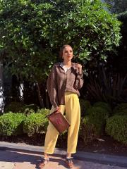 havuç kesim pantolon sarı 2