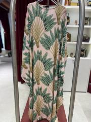 yarasa kol elbise yeşil