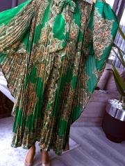 pelerin elbise yeşil 2