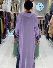 şifon pareo açık lila 2